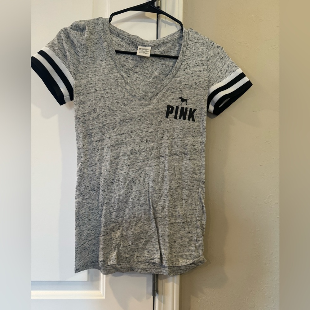 PINK V-Neck Tee